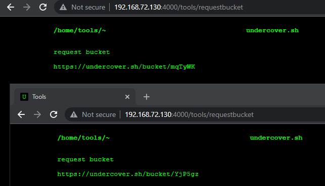 assigned buckets